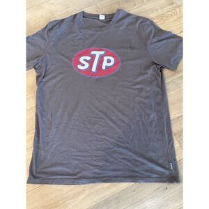 STP Motor Oil Classic Logo Men's Size XXL T-Shirt‎ Gray